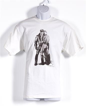 TOM OF FINLAND (1920-1991) Vintage T-shirt and swim trunks.